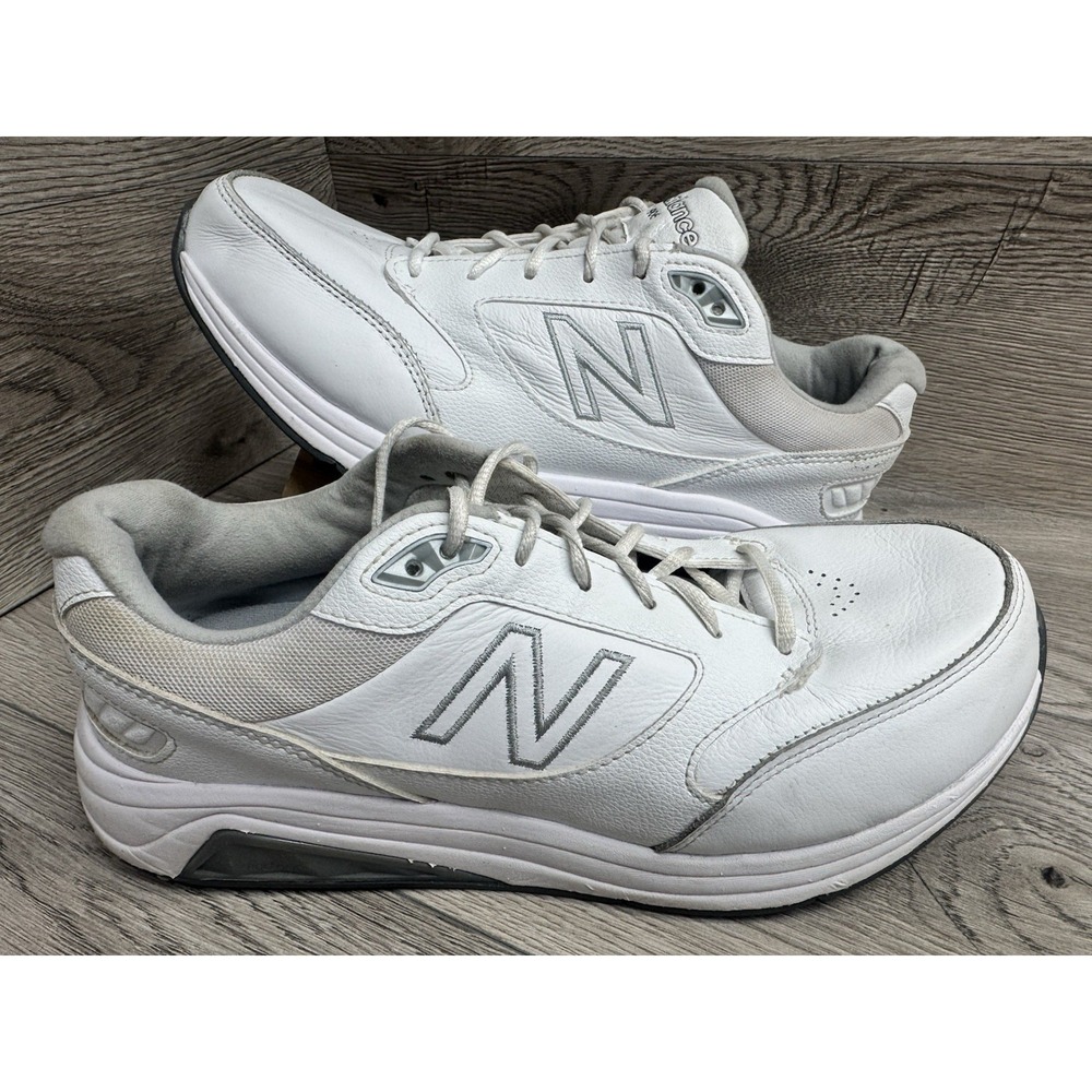New Balance 928v3 Walking Shoes Casual Sneakers White Leather Mens 9 Womens 11 W